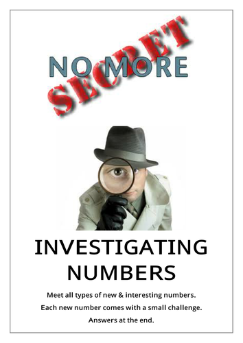 Investigating Special Numbers