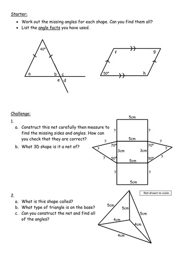 Angles and Constructions