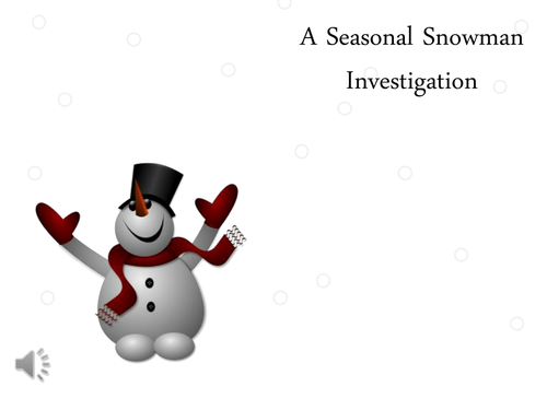 A Seasonal Snowman Investigation (Listing Outcomes)