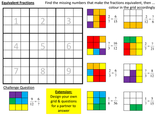 Colour Me Mathematics Sheets (2)