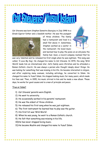 Cat Stevens/Yusuf Islam