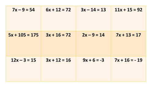 solving equations with brackets 