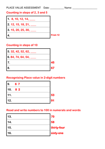 Place Value 