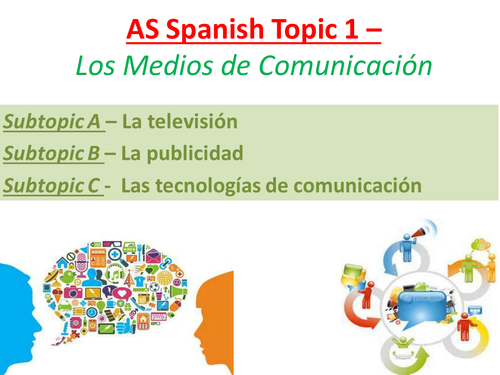 Revision - Los Medios de Comuniacion - Media AS Spanish: TV, Advertising & Tech