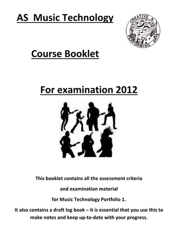 AS Music Tech booklet