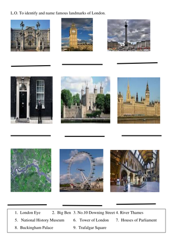 London Landmarks | Teaching Resources