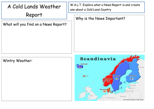 Cold Lands Weather Report