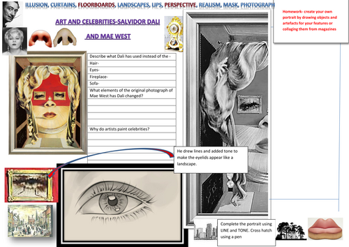 salvidor dali and mae west