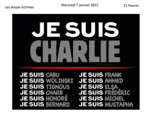 Charlie Hebdo - les evenement s en France
