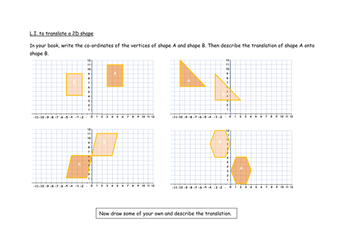 Translations Of Shapes Worksheet Answers - Ivuyteq