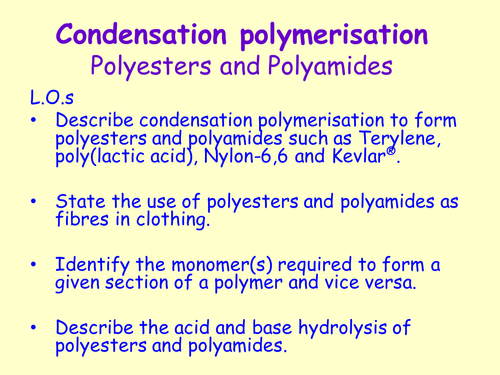 A2 Condensation polymers