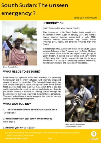 South Sudan: The Unseen Emergency