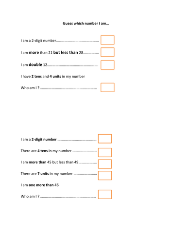 Guess the Number riddle | Teaching Resources