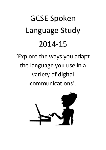 Starter packs for GCSE Spoken Language 2014-15