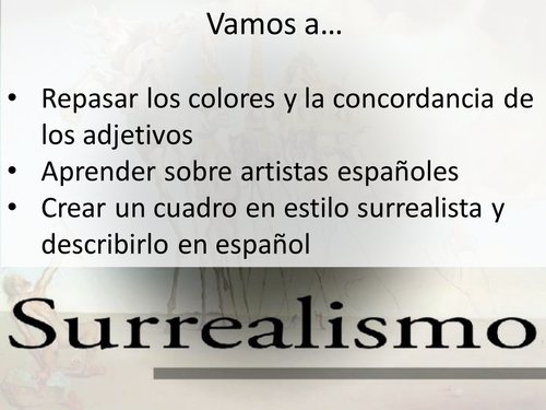 los colores: el surrealismo