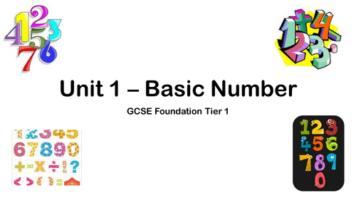 GCSE Foundation Revision - 1.7. Multiplication and Division.