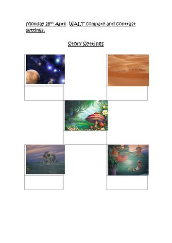 Compare story settings