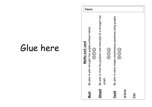 Graphs linear and quadratic. Using y=mx+c