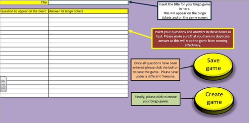  Interactive BINGO maker