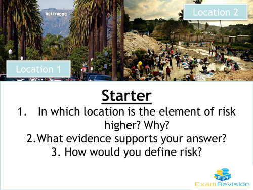 A-Level AS Edexcel - Classifying Hazards - Risk Equation