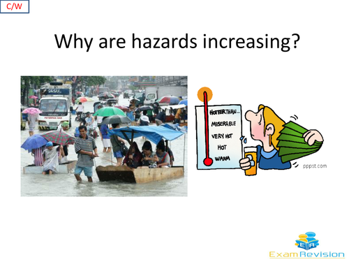 AS Edexcel Geography - Why are hazards increasing human and physical