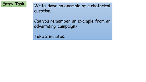 persasive writing techniques