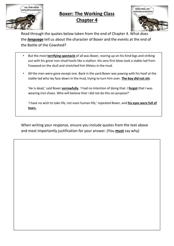 Animal Farm Chapters 4-7