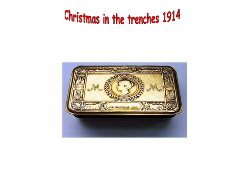 Y8 WW1 Christmas in the Trenches