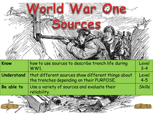 Y8 WW1 Source Analysis