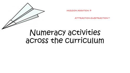 Maths across the curriculum