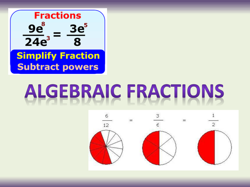 Algebraic Fractions