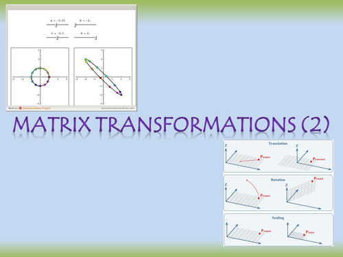 Matrix Transformations