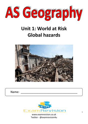 Edexcel Global Hazards AS Revision Unit 1 