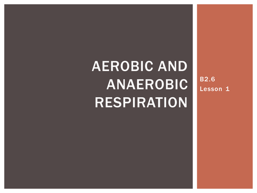AQA B2.6 Respiration Teaching Resources