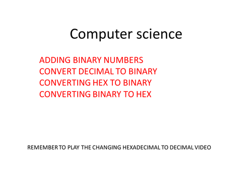 Convert binary to hexadecimal