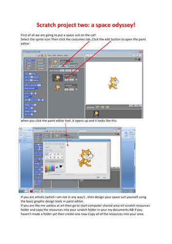 scratch project 2 a space odssey!