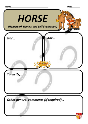 HORSE - HOmework Review and Self Evaluation
