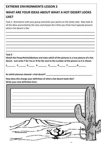 OCR GEOGRAPHY SPECIFICATION A  EXTREME ENVIRONMENTS