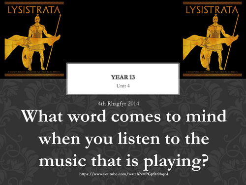 Lysistrata Theme exploration