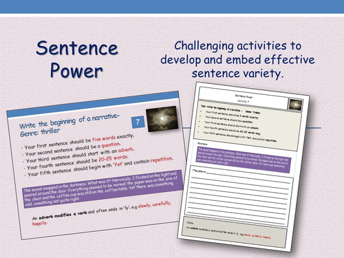 Sentence Power - Starter Activities