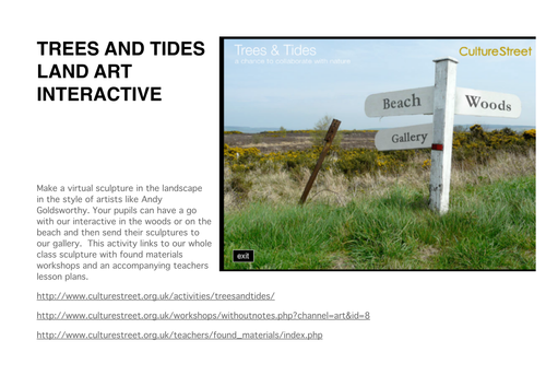 Land Art Sculpture interactive