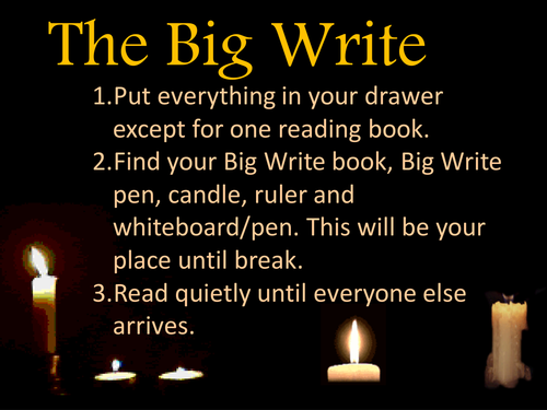 Big Write Tempate PPT and LO