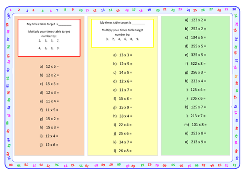 differentiated-multiplication-questions-year-4-teaching-resources