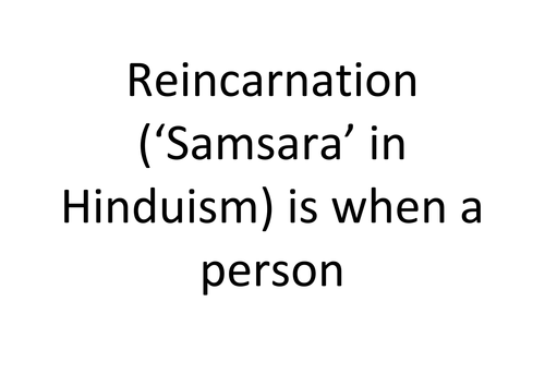 Ultimate Questions SOW (Life after death) 
