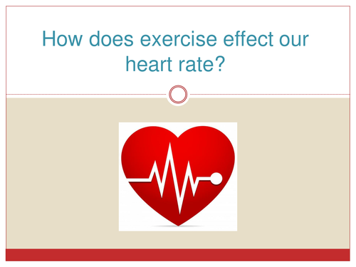 heart rate experiments - recording sheets and presentation