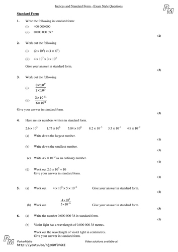 indices-and-standard-form-higher-gcse-exam-style-questions-by-parkermaths-teaching