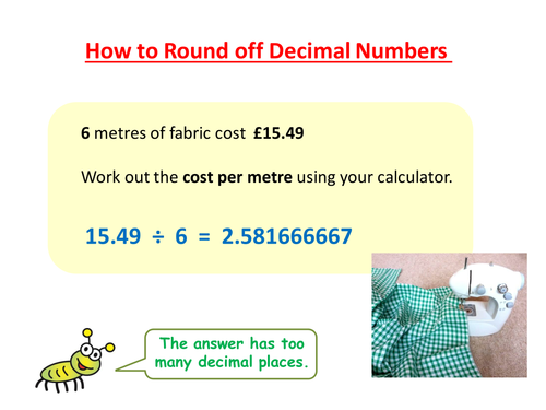 Rounding off Decimal Numbers