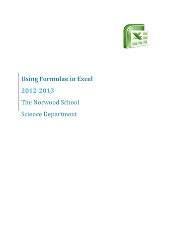 Excel training and markbooks