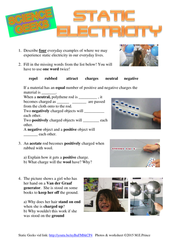 PHYSICS -  THE SCIENCE OF STATIC ELECTRICITY!