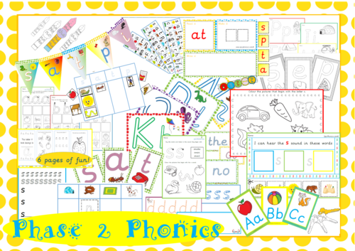 Phase 2 Phonics MEGA PACK